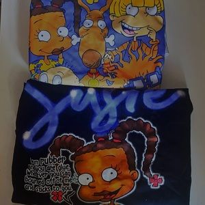 Two Nickelodeon graphic T-shirts